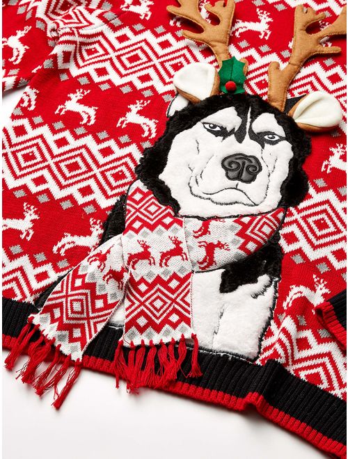 Blizzard Bay Men's Ugly Christmas Sweater Dogs