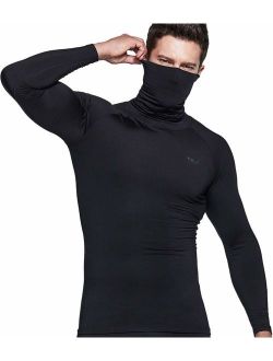 Thermal Base Layer Mens Underwear Top Compression Long Sleeve Shirts Black ECL 