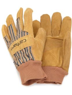 Men's Insulated Suede Work Glove with Knit Cuff