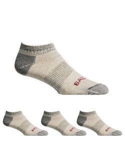 Ballston 81% Merino Wool All Season Low Hiking Socks - 4 Pairs for Men and Women