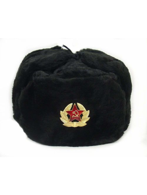 Buy SIBERHAT Russian Soviet Army Fur Military Cossack Winter 