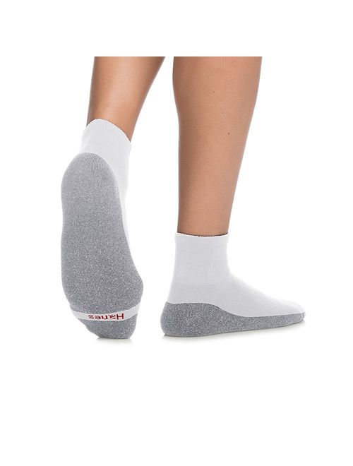 Hanes Men's 6-Pack Comfortblend Full Foot Max Cushion Double Tough Ankle Socks