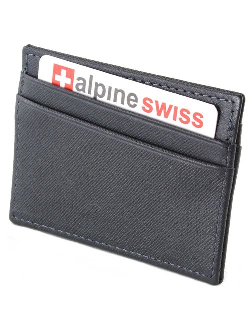 Alpine Swiss Men's Card Case Wallet