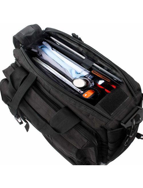Tactical Briefcase, 15.6 Inch Men's Messenger Bag Military Briefcase for Men