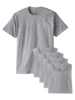 Cotton Solid Short Sleeve Crew Neck 5 Pack ComfortSoft T-Shirt - 5280