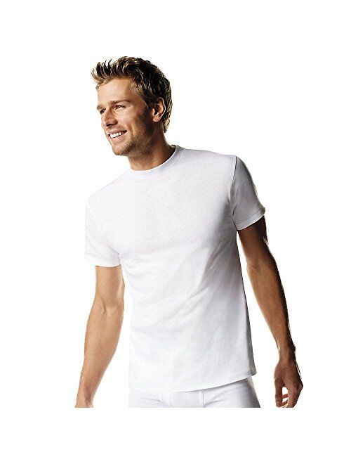 Hanes Cotton Solid Short Sleeve Crew Neck 5 Pack ComfortSoft T-Shirt - 5280