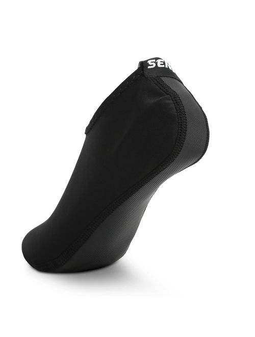 SENFI Unisex Water Skin Shoes Barefoot Aqua Socks for Pool Water Aerobics Exercise