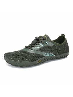 Mens Womens Minimalist Trail Running Shoes Barefoot Walking | Wide Toe Box | Outdoor Cross Trainer | Zero Drop Sole