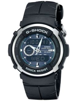 Men's G-Shock G300-3AV Shock Resistant Black Resin Sport Watch