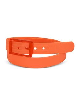 Volver Cool Rubber Golf Belts for Men Adjustable Cut-to-fit Interchangeable Colors