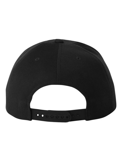 Sonette/Yupoong Wool Blend Prostyle Snapback Cap - Black