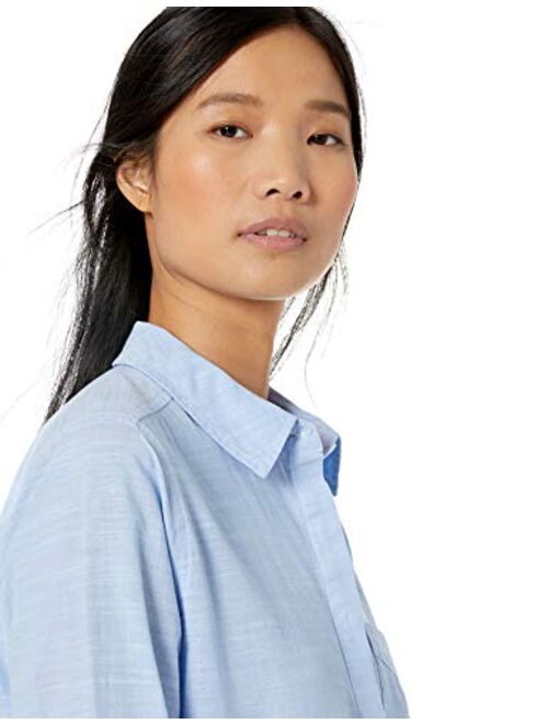Amazon Brand - Goodthreads Women's Washed Cotton Popover Shirt