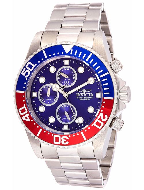 Invicta Men's 1771 Pro Diver Collection Stainless Steel Chronograph Watch