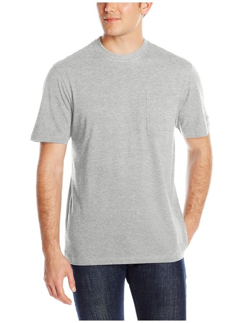 IZOD Men's Chatham Point Short Sleeve Solid Jersey T-Shirt with Pocket