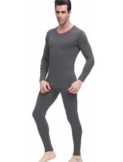 UYES Men's Thermal Underwear Set Top & Bottom Fleece Lined
