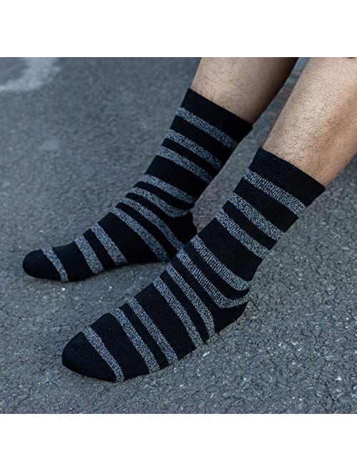 Sock Amazing Stylish Men's 4 Pairs Thermal Socks for Winter Extreme Cold Weather Thick Crew Boot Socks