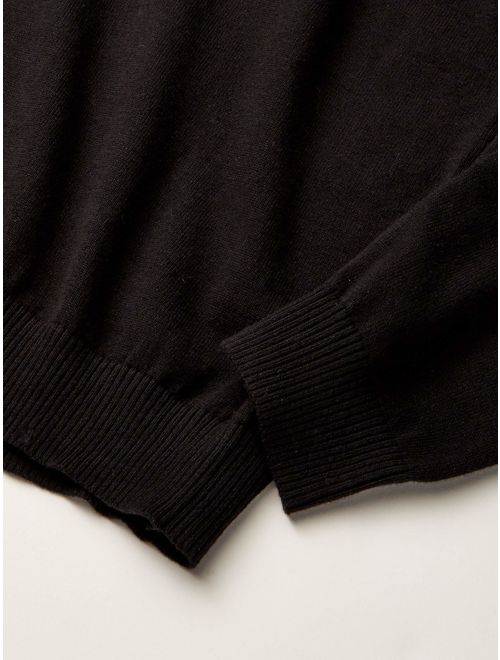 IZOD Men's Premium Essentials Quarter Zip Solid 12 Gauge Sweater