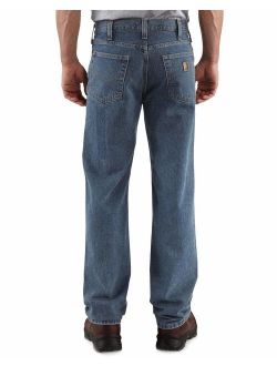 Men's Relaxed Straight Denim Five Pocket Jean B460