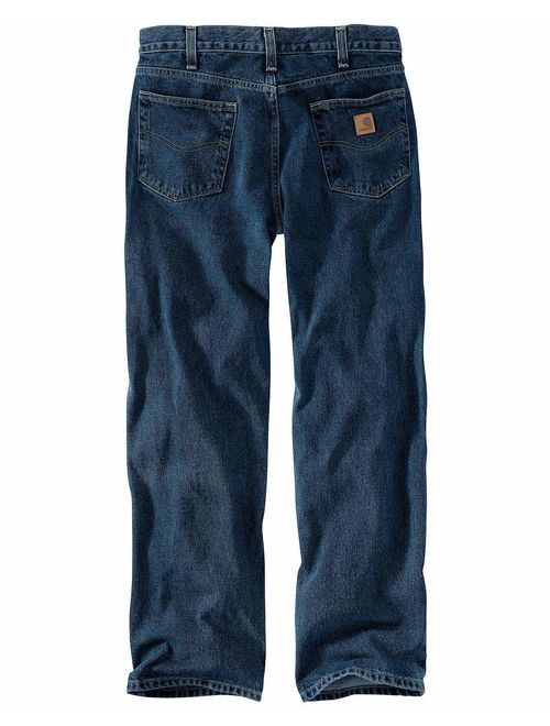 Carhartt Men's Relaxed Straight Denim Five Pocket Jean B460