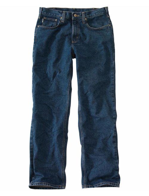 Carhartt Men's Relaxed Straight Denim Five Pocket Jean B460