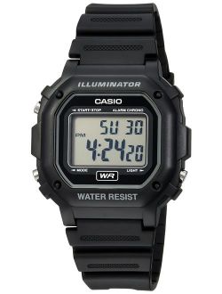 Men's F108WH Illuminator Collection Black Resin Strap Digital Watch
