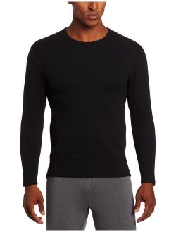 Duofold Men's Polyester Solid Heavyweight Double-Layer Thermal Shirt