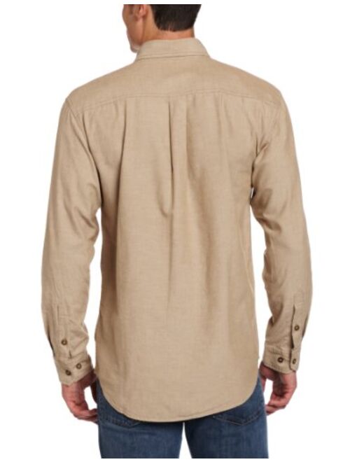 Carhartt Men's Long-Sleeve Lightweight Chambray Button-Front Relaxed-Fit Shirt S202