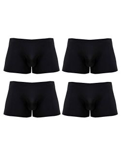Yateen Men's Traceless Underwear Ice Silk Boxer Brief