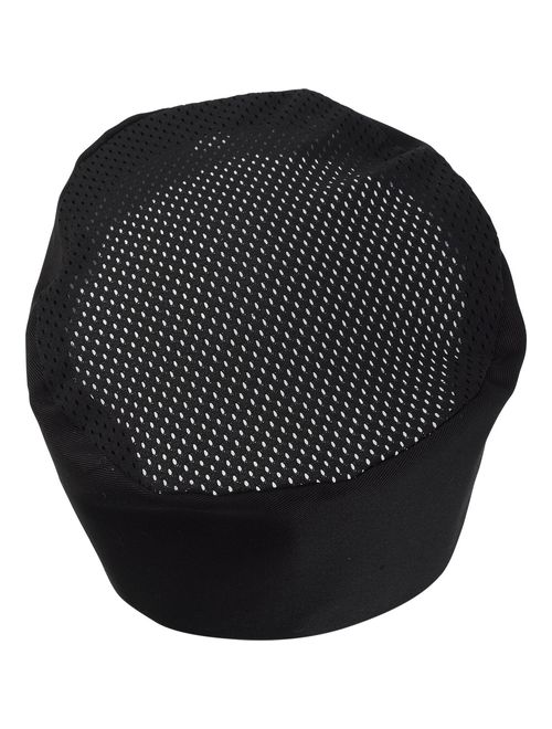 Black Chef Hat - Adjustable. One Size Fit Most (1)