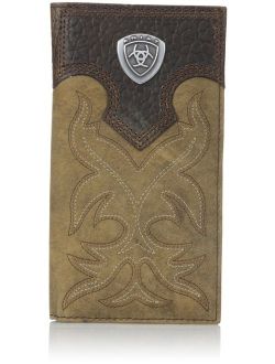 Men's Boot-Embroidery Rodeo Brown Wallet