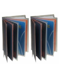 Bullz Heavy Duty Vinyl 6 Pages Insert for Bifold or Trifolds Wallet(Set of 2 )