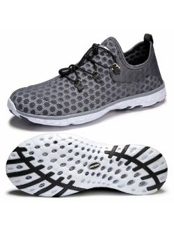 Men's Quick Drying Water Shoes Lightweight Aqua Shoes for Sports Outdoor Beach Pool Exercise