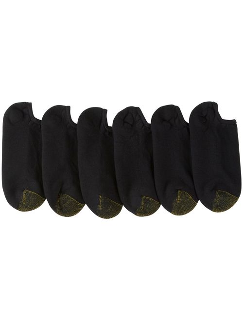Gold Toe Men's 6-Pack Cotton Low Cut Sport Liner Socks