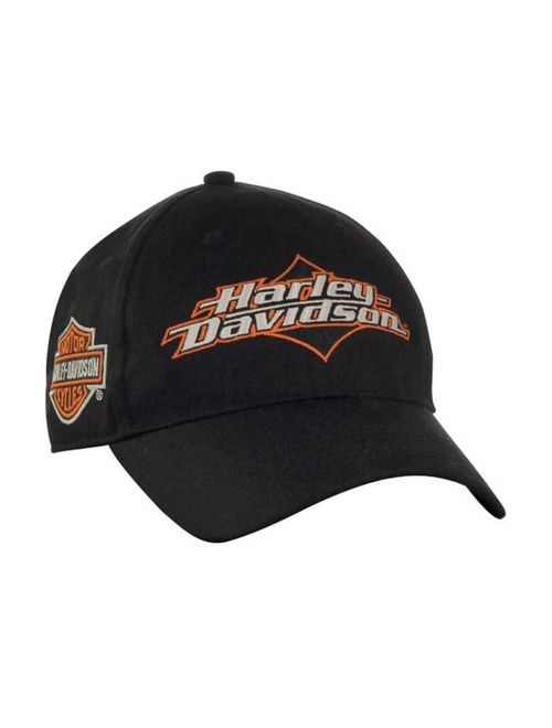 Harley Davidson HARLEY-DAVIDSON Men's Joy Ride Bar & Shield Baseball Cap - Black BC05230