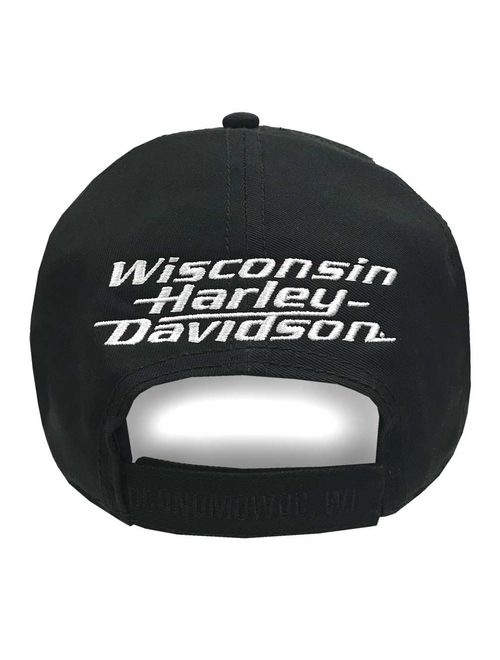 Harley Davidson HARLEY-DAVIDSON Men's Joy Ride Bar & Shield Baseball Cap - Black BC05230