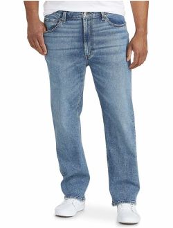 Men's Big and Tall Relaxed Straight-fit Stretch Jean fit by DXL