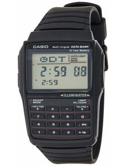 Men's DBC32-1A Data Bank Black Digital Watch