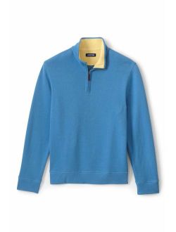 Men's Bedford Quarter Zip Rib Pullover Sweater