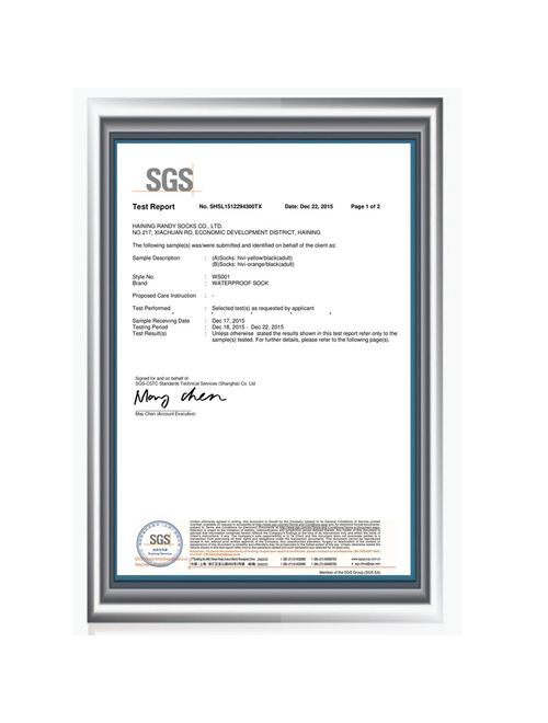 RANDY SUN [SGS Certified] Unisex Waterproof & Breathable Hiking/Trekking/Ski Socks