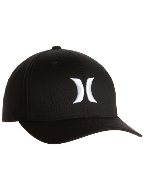 Hurley Men's One And Only Black Flexfit Hat