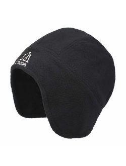 Flammi Men's Warm Fleece Earflap Hat Winter Skull Cap Beanie with Ear Covers