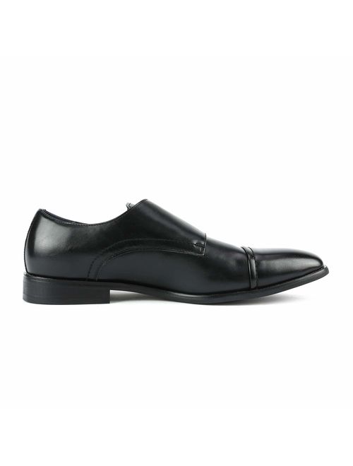 Bruno Marc Men's Dress Loafer Shoes Monk Strap Slip On Loafers