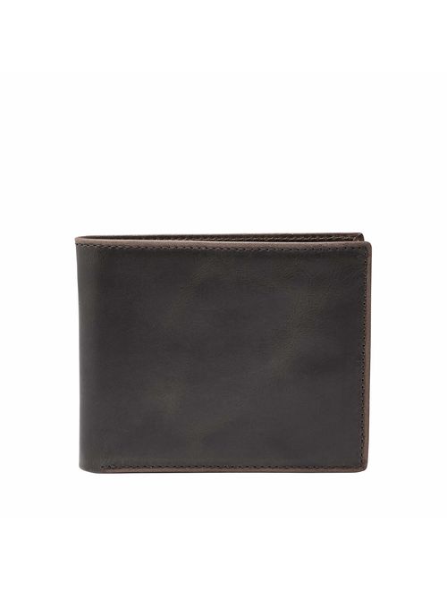 Fossil Men's Bifold Wallet with Flip ID Window