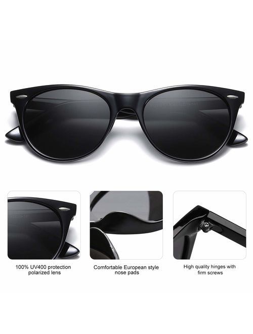 SOJOS Classic Retro Polarized Sunglasses Small Vintage UV400 Glasses CELEB SJ2076