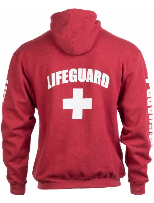 Lifeguard | Red Unisex Uniform Fleece Hoody Sweatshirt Hoodie Sweater Men Women
