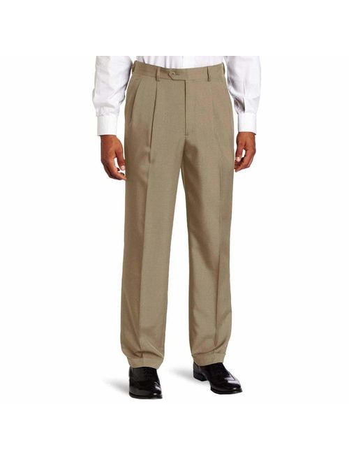 Buy Savane Men's Pleated Select Edition Crosshatch Dress Pant online ...