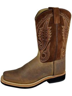 Smoky Mountain Men's Boonville Leather Square Toe Boot