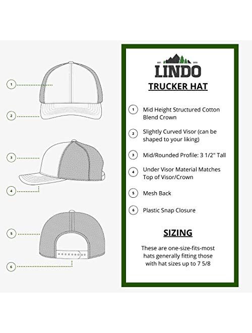 LINDO Trucker Hat - Mountain Sky