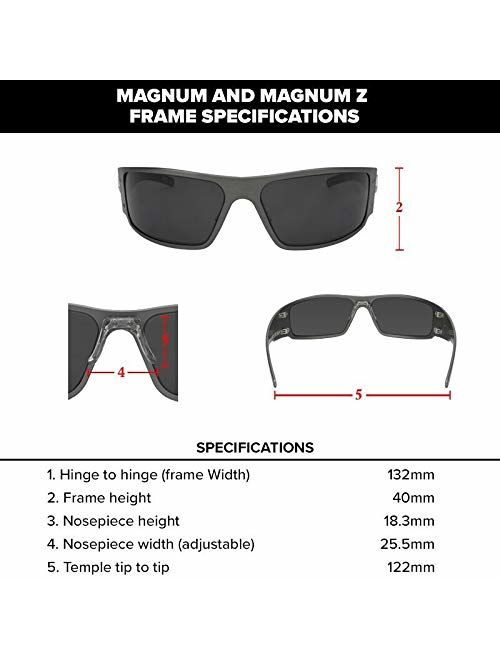 Gatorz Magnum Tactical Hand Crafted Military Sunglasses - Made in The USA