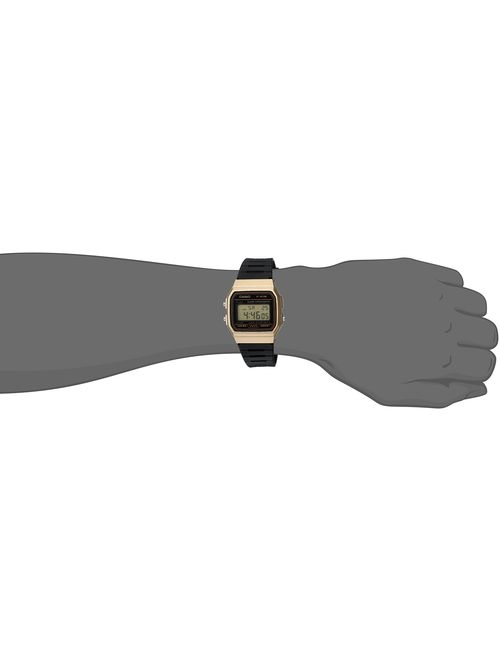 Casio Men's Data Bank Quartz Watch with Resin Strap, Black, 18 (Model: F91WM-9A)
